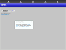 Tablet Screenshot of cbtbl.com
